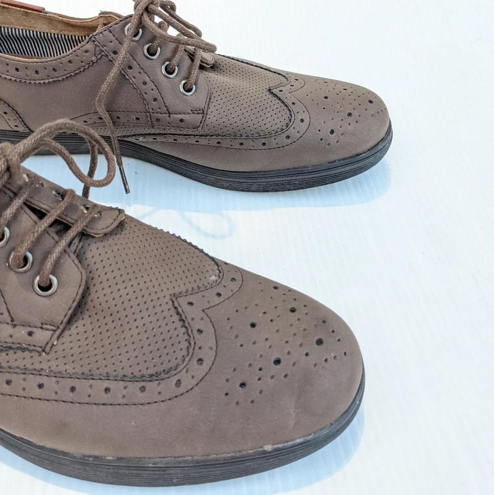 MADDEN Rusell genuine leather wingtip Oxford Loafers